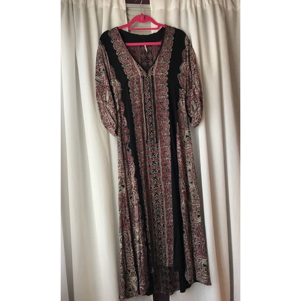 Free People Boho Floral Maxi Dress✌🏻🌼
